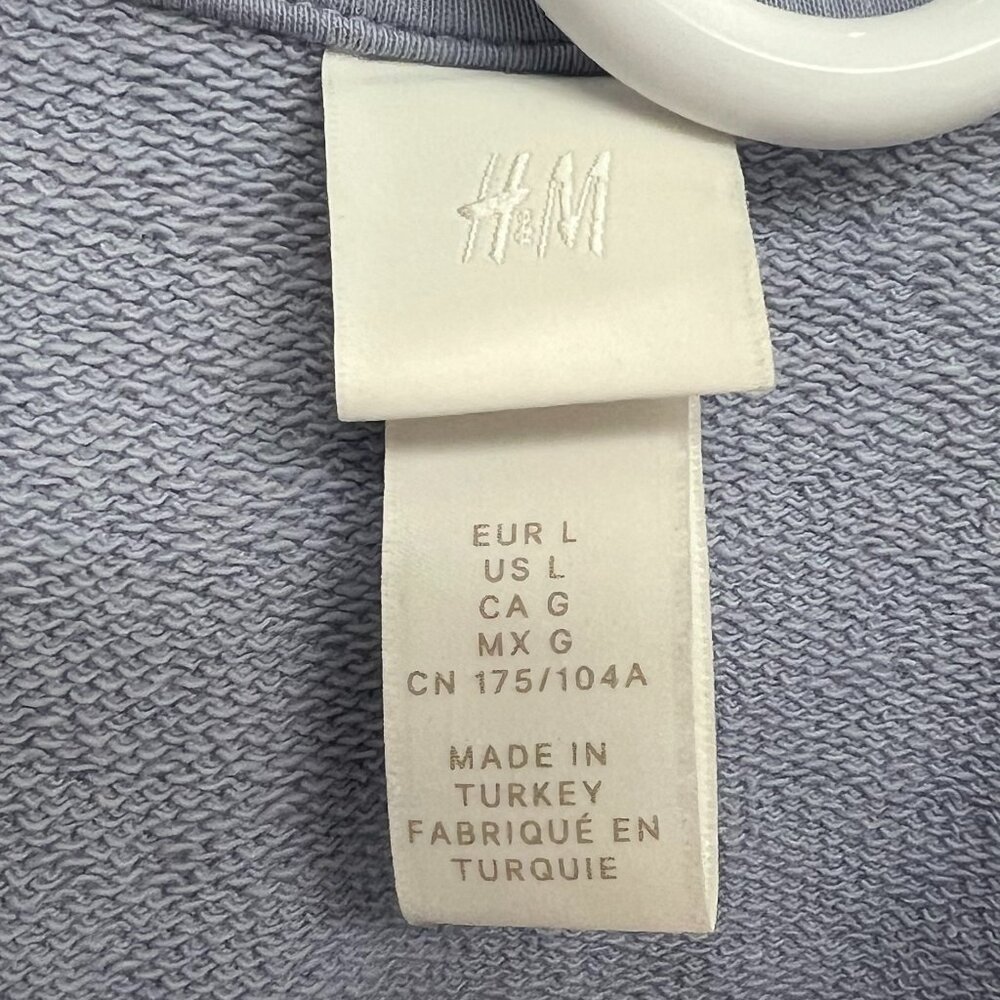 💙  H&M Be Kind It’s All Good Graphic Short Sleeve Sweatshirt – Size L - Picture 5 of 9